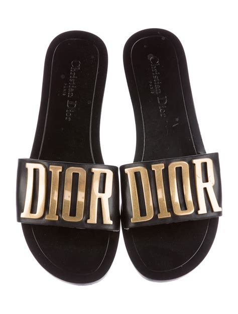 dior sliders black|christian Dior slides women's.